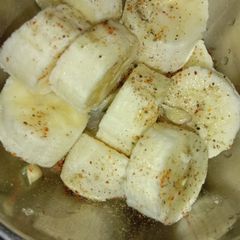 A picture of Banana Chaat.