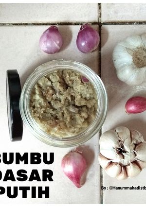 Foto resep Bumbu Dasar Putih / Bumbu Halus Serbaguna Praktis Siap Pakai