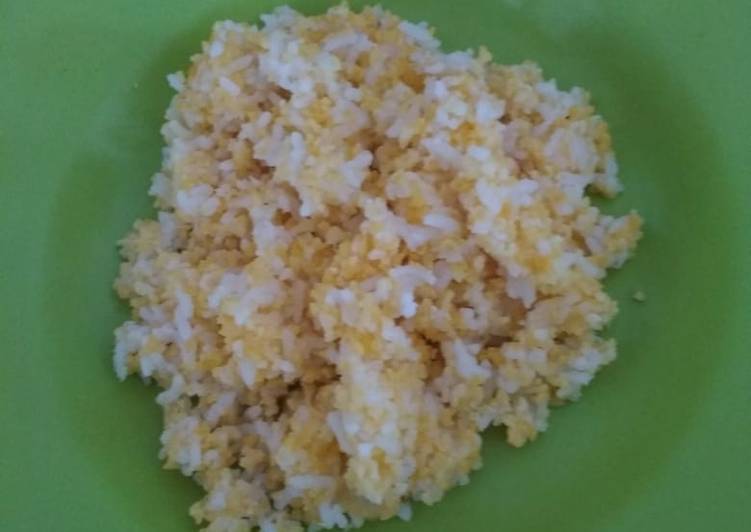 Bagaimana Menyiapkan Nasi jagung rice cooker Lezat Sekali