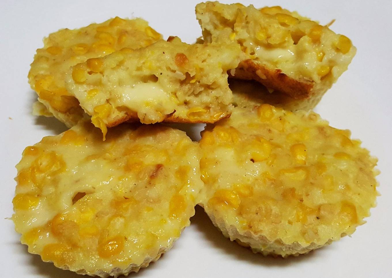 Muffins de choclo, papa y queso