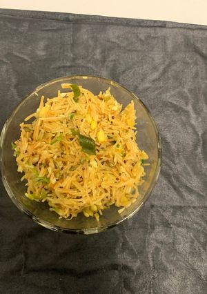 A picture of Vermicelli Sprouts Upma No onion No Garlic.