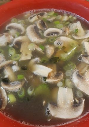 A picture of Fiber Soup with Meatball pieces of eight.