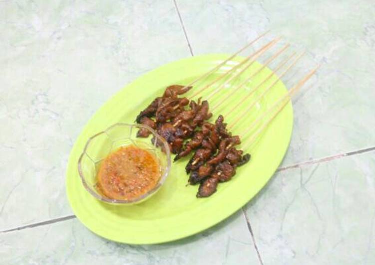 Sate taichan kulit ayam