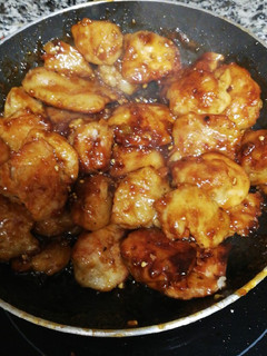 Una foto de Pollo a la naranja
