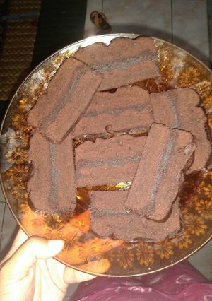 Foto resep brownies simple