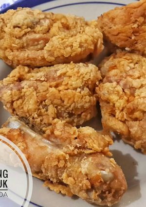 Foto resep Ayam Goreng Tepung Ala KFC Kriuk Crispy