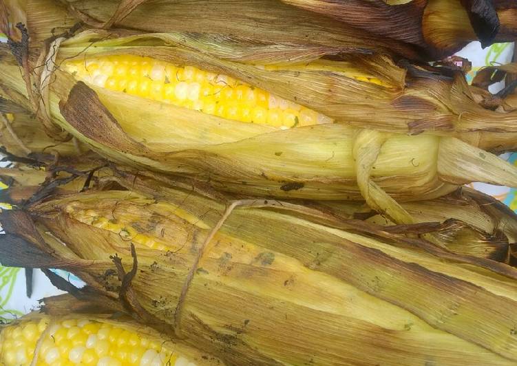Steps to Prepare Super Quick Homemade Memorial Day Grilled Corn on the cobb
