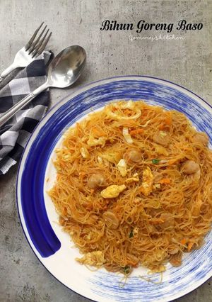 Foto resep Bihun Goreng Baso