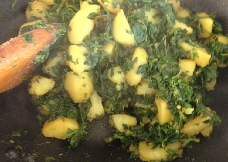 Easiest Way to Make Super Quick Homemade Aloo Methi