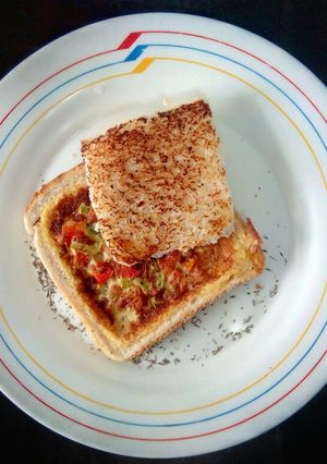 Foto principal de Tostada salada mañanera, rápida y sencilla 👏