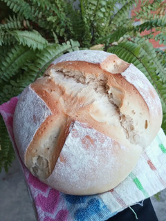 Una foto de Pan de campo casero fácil