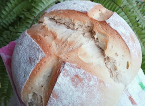Una foto de Pan de campo casero fácil