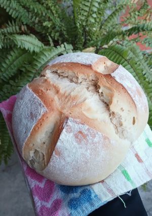 Una foto de Pan de campo casero fácil