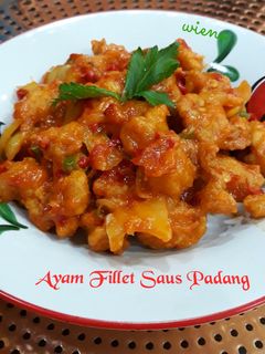 Foto resep Ayam Fillet Saus Padang