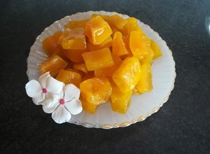 صورة لوصفة مربى القرع او اليقطين 🎃😋👌