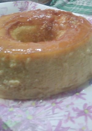 Una foto de Flan casero