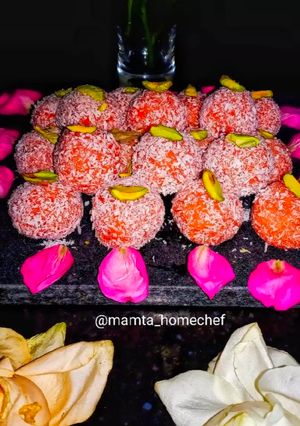 A picture of Coconut Laddu.