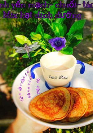 Hình của món Bánh yến mạch táo chuốiMix hạt dinh dưỡng.