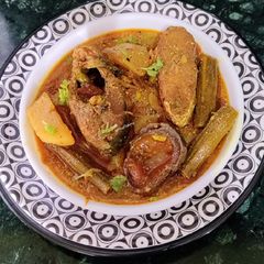 A picture of Hilsa(Ilish) Fish With Mustard Paste Curry (Ilishi Machha Besara).