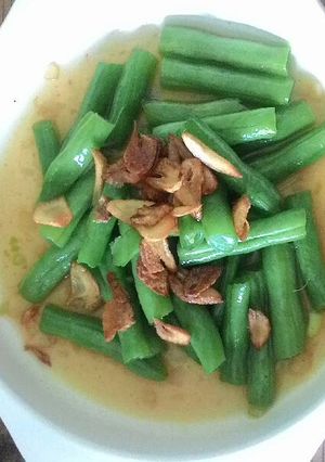 Foto resep Buncis Cah Bawang Putih (simple)