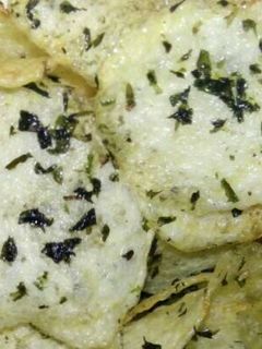 Hình của món Snack khoai tây rong biển.