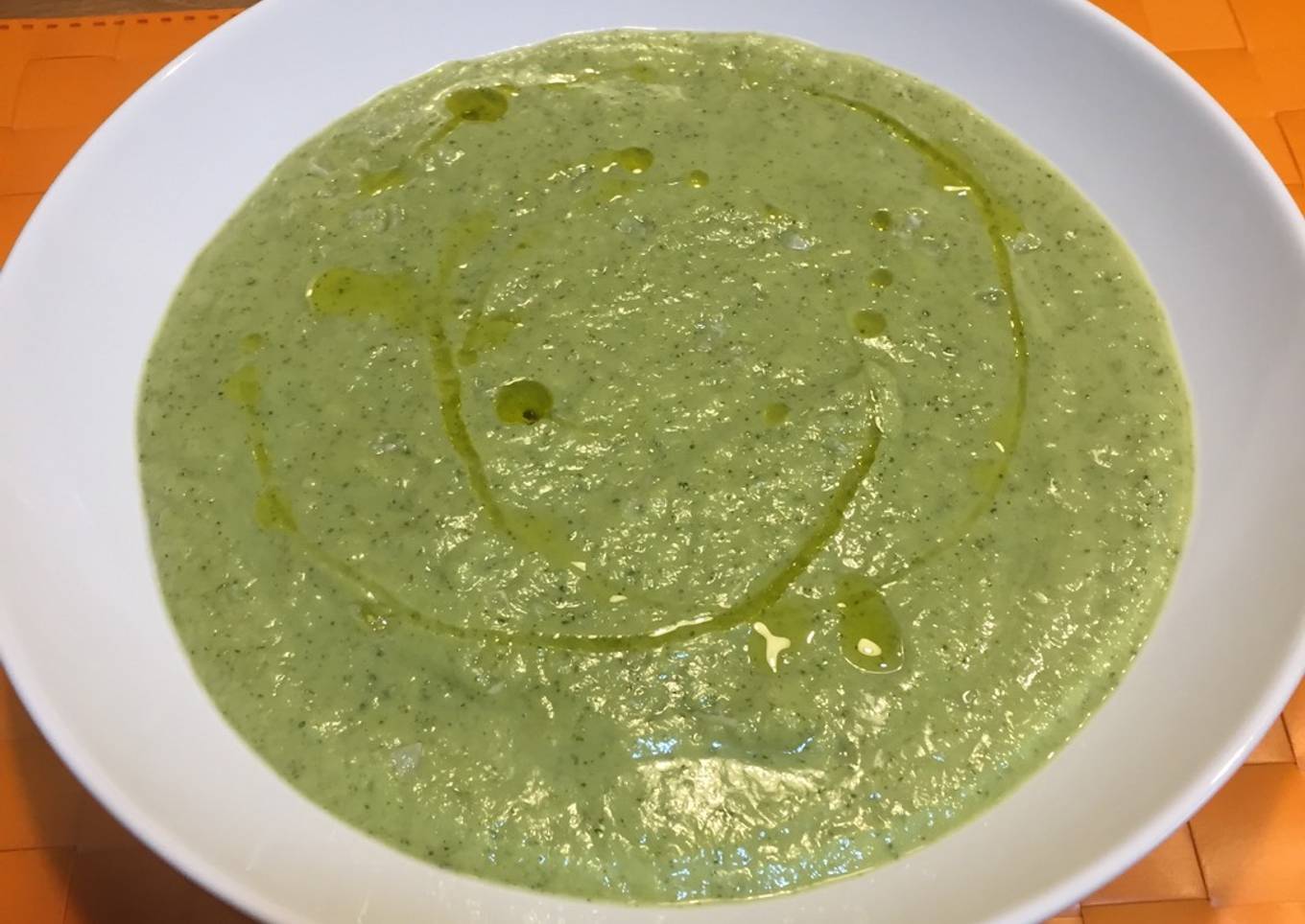 Crema de brócoli y puerro