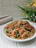 Chinese fried noodles/Mie Panjang umur