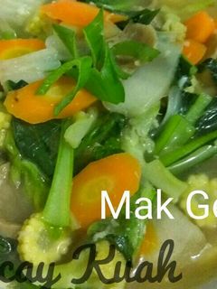 Foto resep Capcay Kuah ala Mak Gege