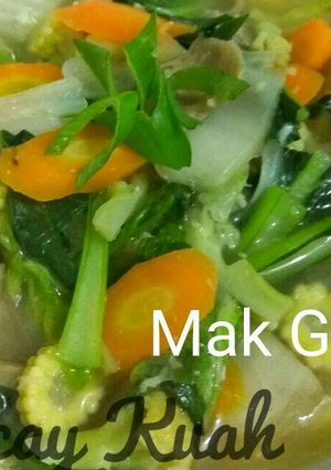 Foto resep Capcay Kuah ala Mak Gege