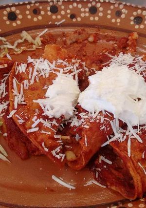 Una foto de Enchiladas Michoacanas