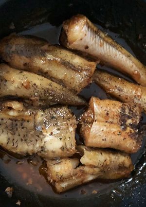 Hình của món Cá bống kho tiêu.