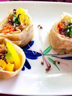 鮮蔬捲餅 的食譜成品照片