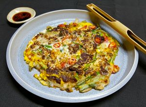 Foto resep Pajeon. Bakwan gorengnya Korea. Super gampang, anti ribet