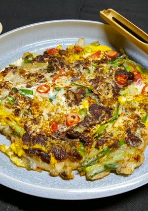 Foto resep Pajeon. Bakwan gorengnya Korea. Super gampang, anti ribet