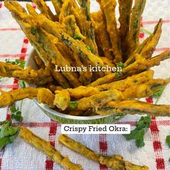 Crispy Fried Okra: A picture of Crispy Fried Okra:.
