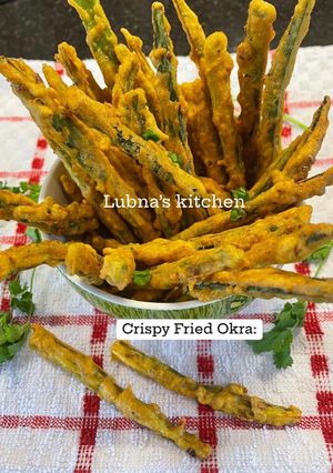 A picture of Crispy Fried Okra:.