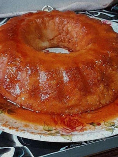 Una foto de Budín de pan de banana
