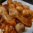 Pollo en salsa casera