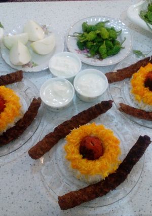 عکسی از دستور کباب کوبیده