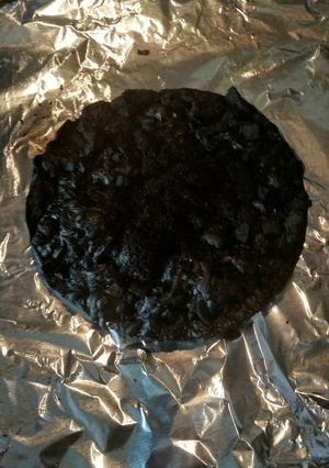 A picture of Burnt Frozen Pizza.