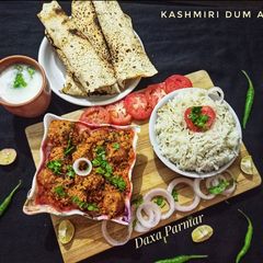 A picture of Kashmiri Dum Aloo.