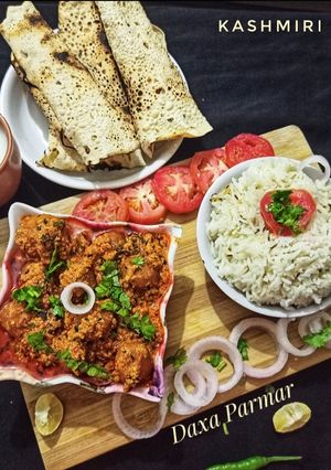 A picture of Kashmiri Dum Aloo.