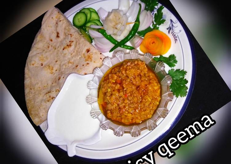 Recipes for Spicy qeema