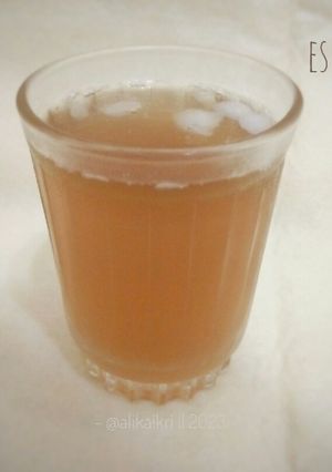 Foto resep Es Belimbing Wuluh Bunga Telang