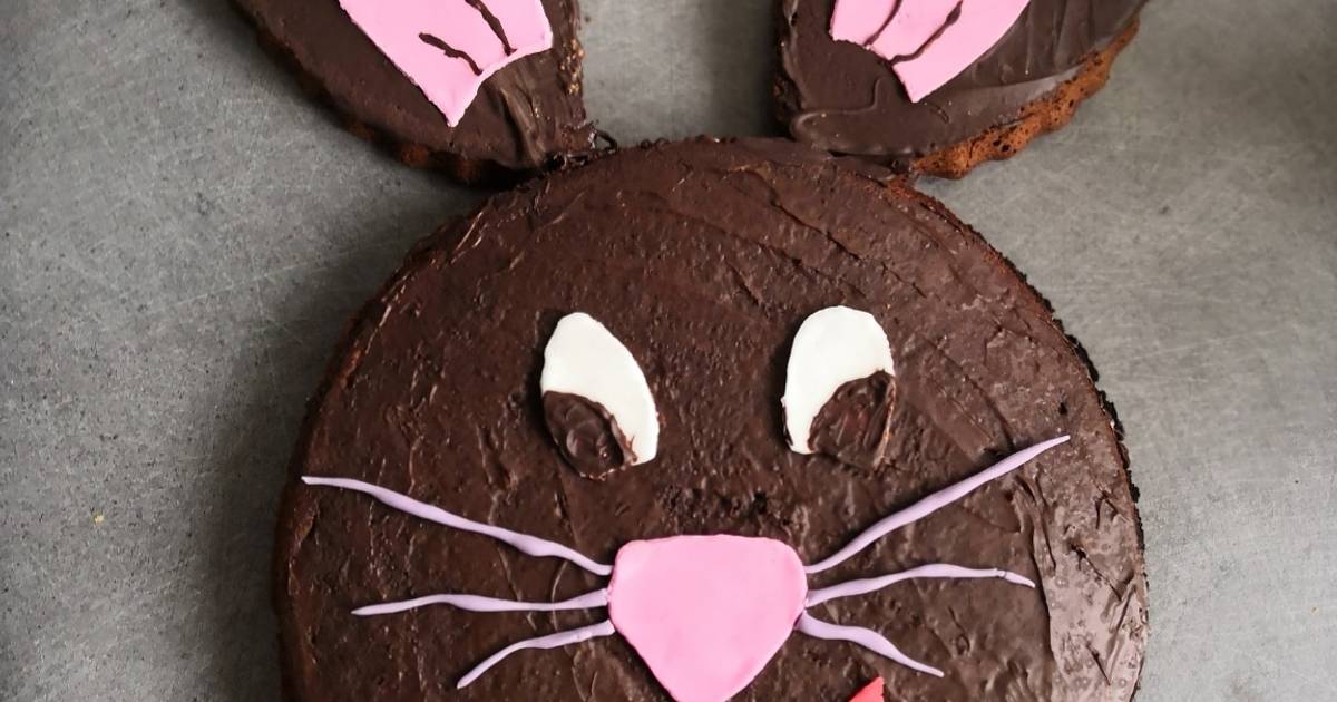 Gateau Au Chocolat Lapin De Ma Petite Cuisine Familiale Cookpad