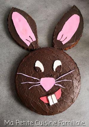 Une photo de Gâteau au chocolat, lapin