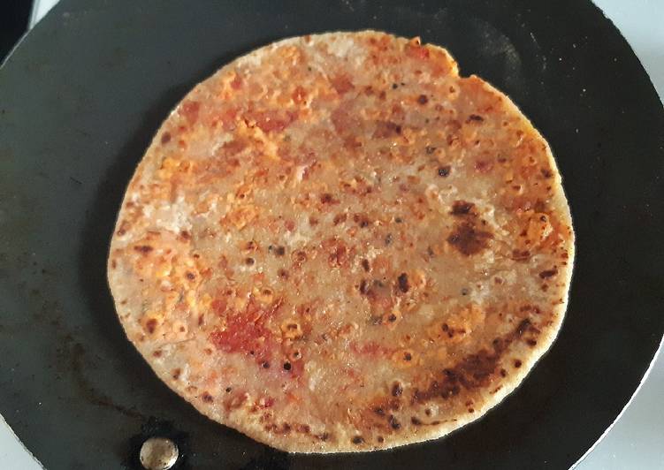 Recipe of Favorite Mix veg and paneer paratha