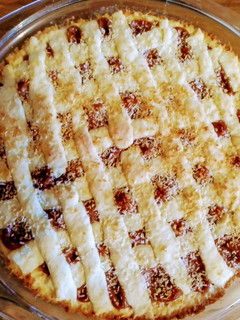Una foto de Pasta flora de dulce de leche súper suave.