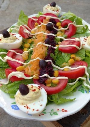 صورة لوصفة سلطة🥗🥬