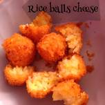 Rice balls cheese
